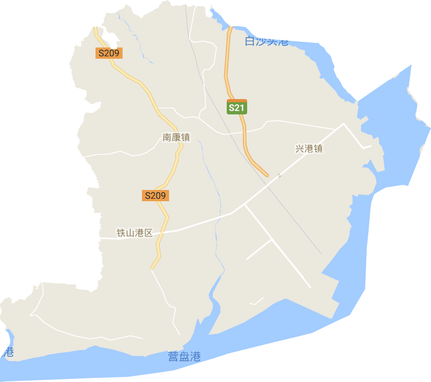 铁山港区电子地图