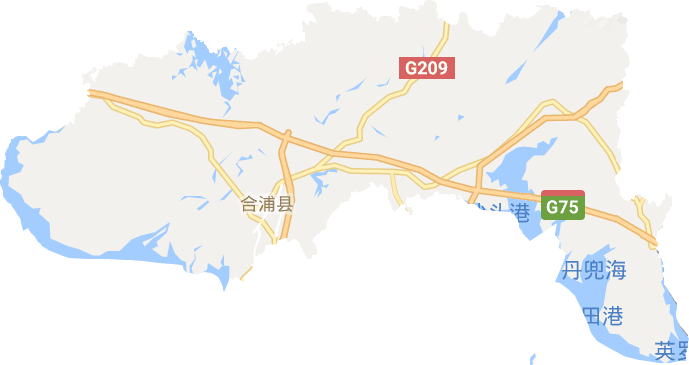 合浦县电子地图