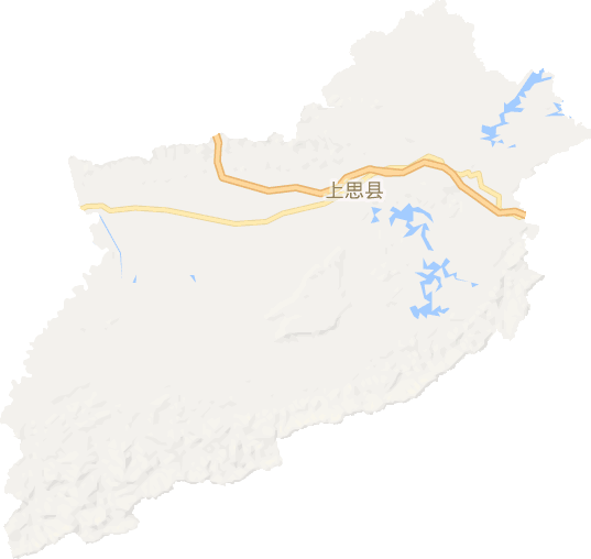 上思县电子地图