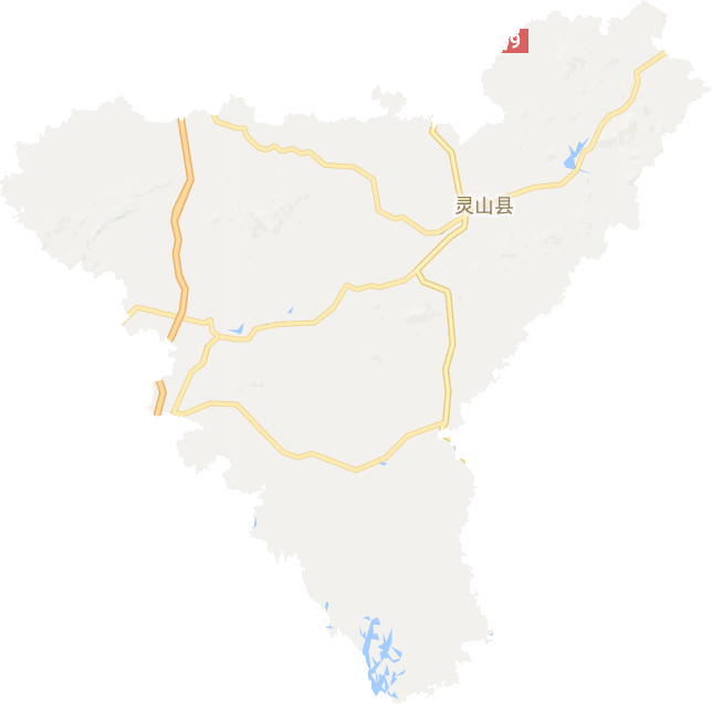 灵山县电子地图