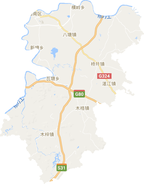 港南区电子地图