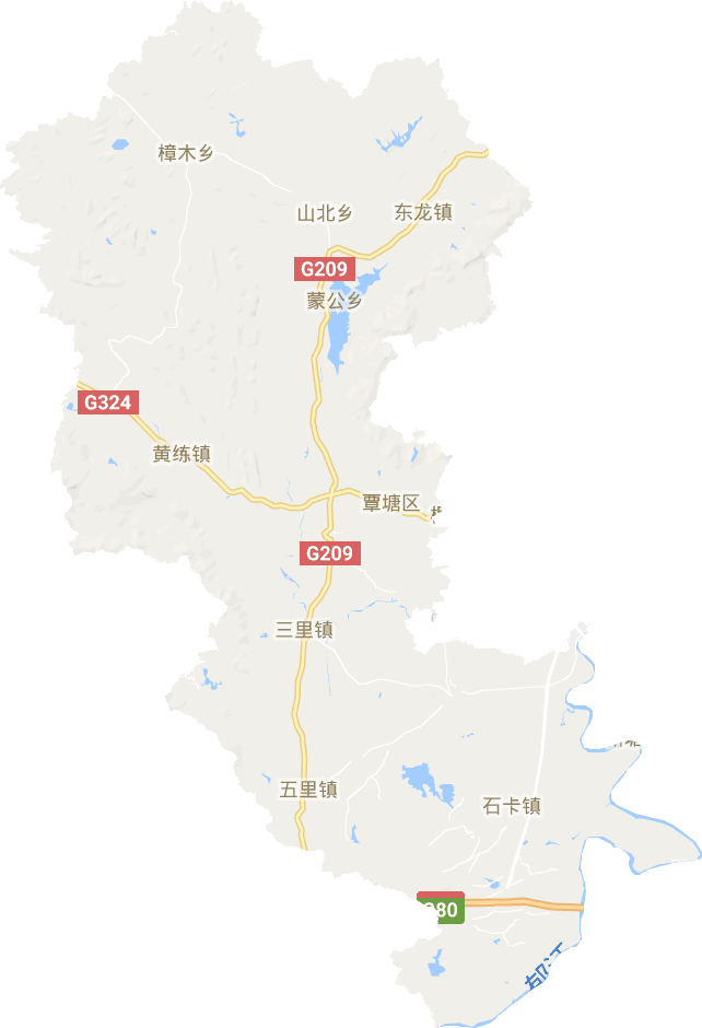 覃塘区电子地图