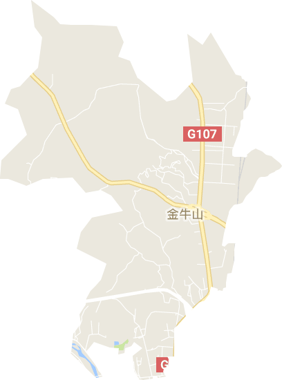 金牛山街道电子地图