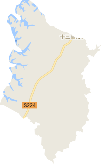 十三里桥乡电子地图