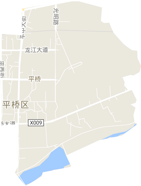 平桥街道电子地图