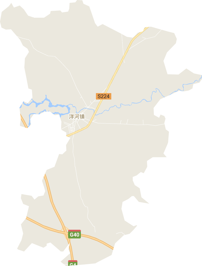洋河镇电子地图