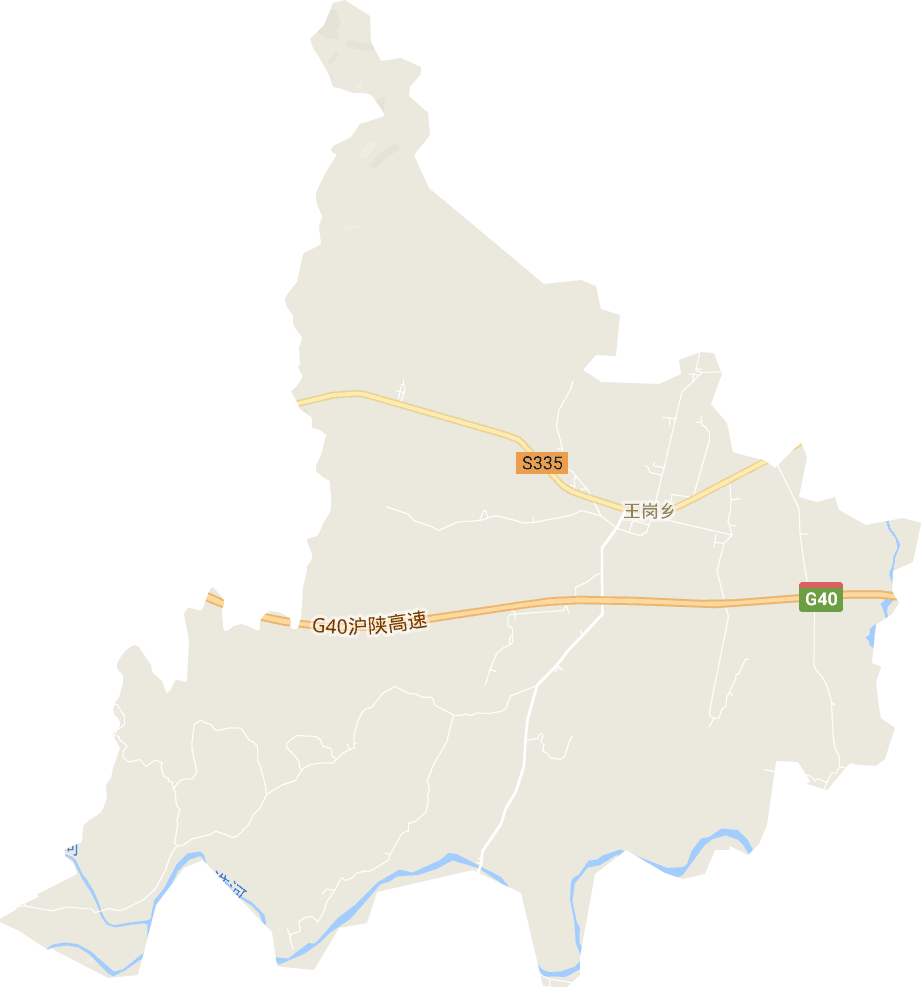 王岗乡电子地图