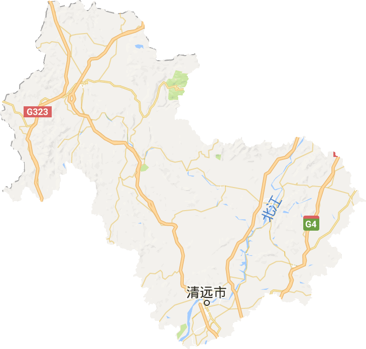 清远市电子地图
