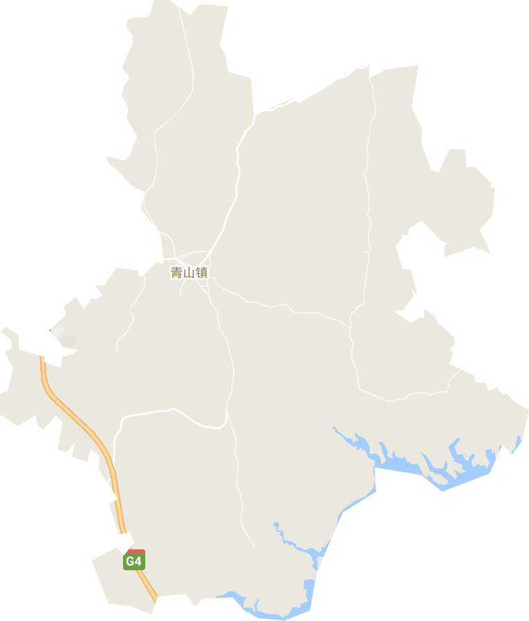 青山镇电子地图