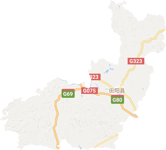 田阳区电子地图