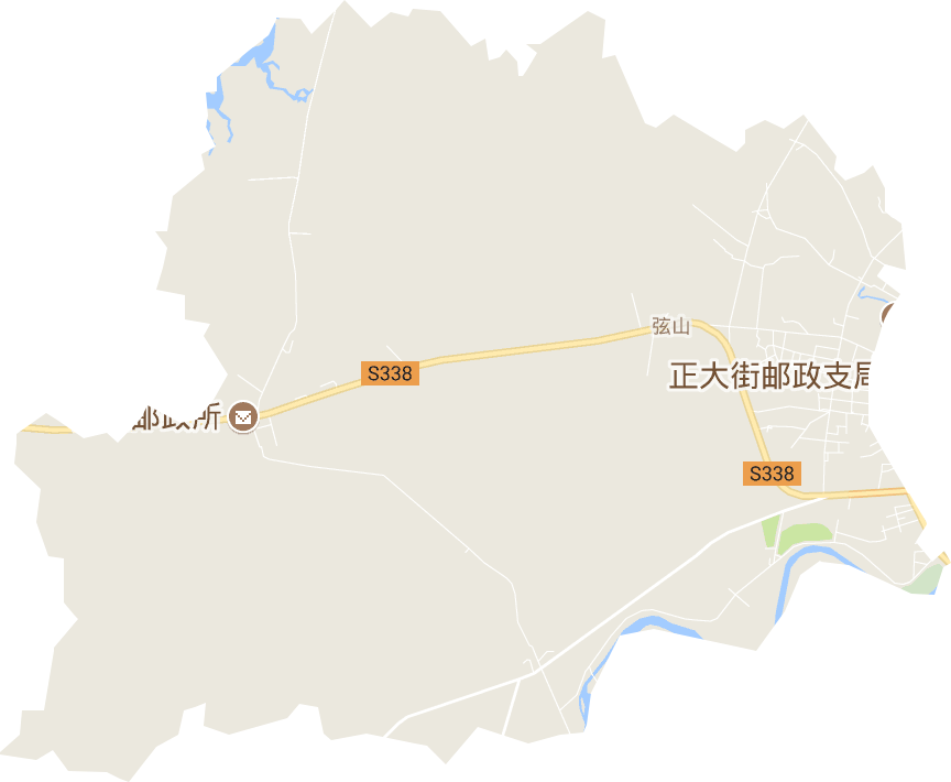弦山街道电子地图