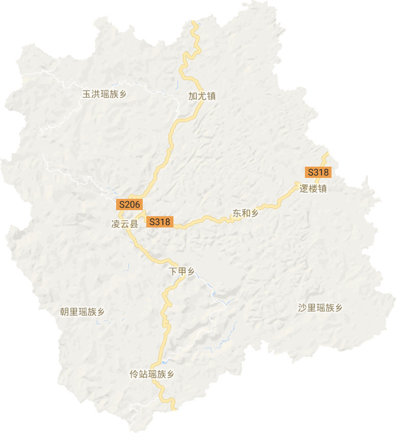 凌云县电子地图
