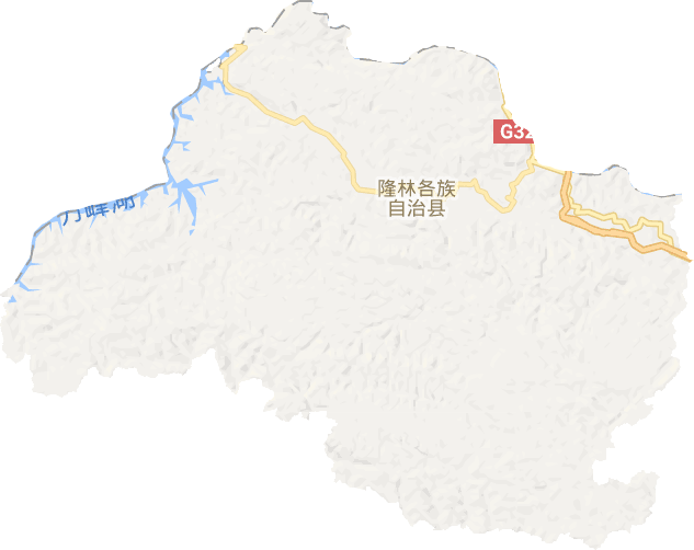 隆林县电子地图