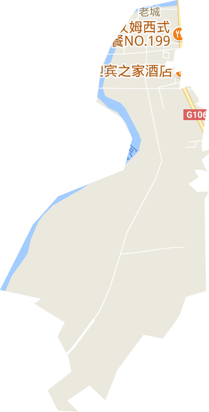 老城街道电子地图