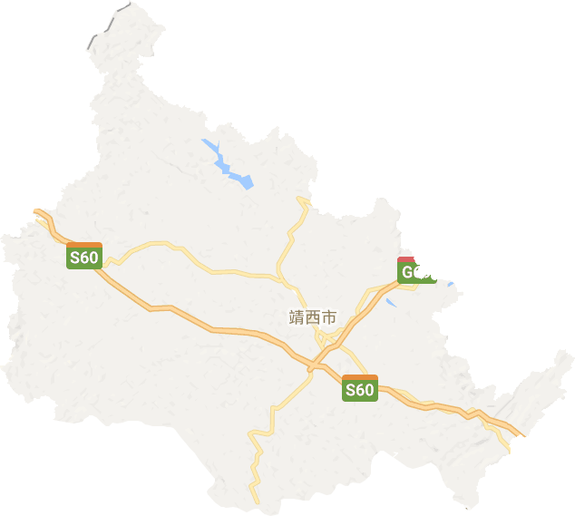 靖西市电子地图
