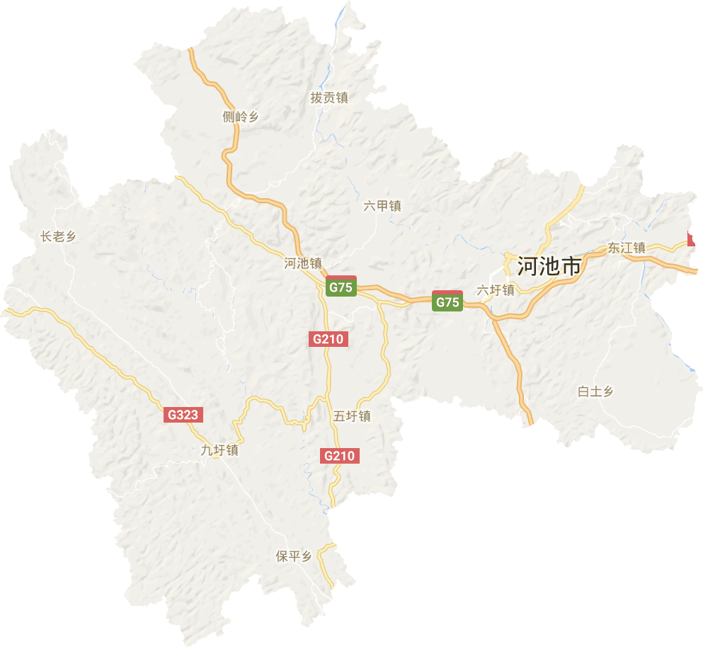金城江区电子地图