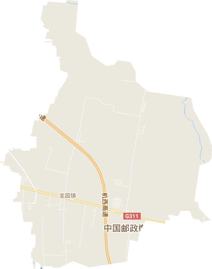 韭园镇电子地图