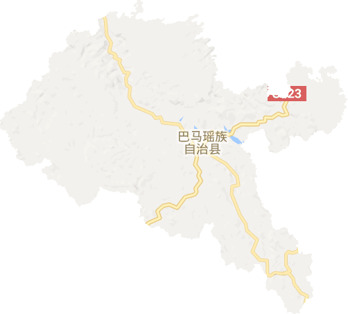 巴马县电子地图