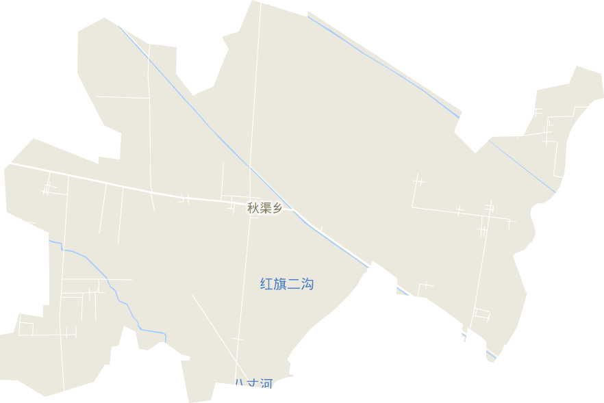 秋渠乡电子地图