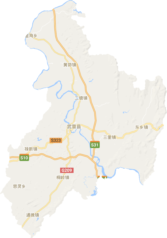 武宣县电子地图