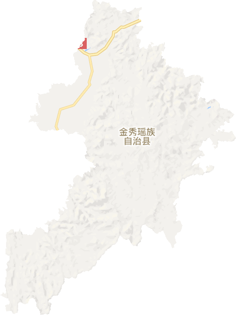 金秀县电子地图