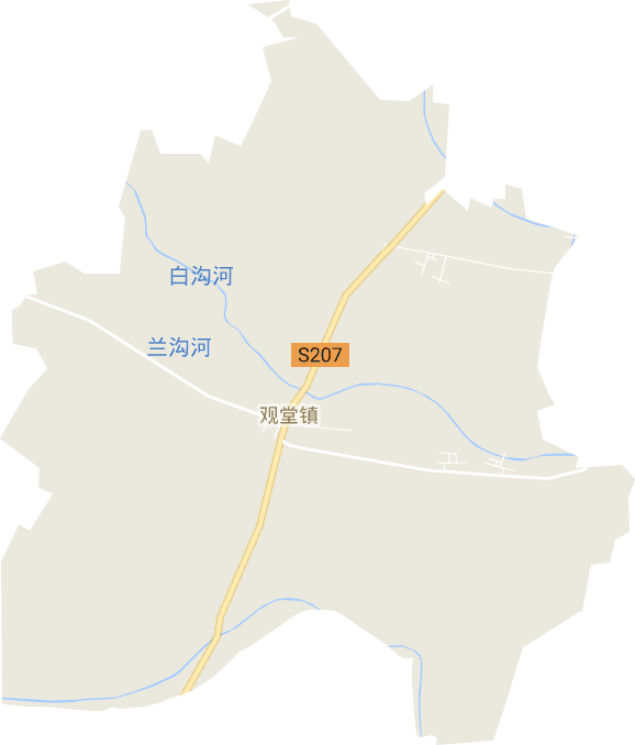 观堂镇电子地图