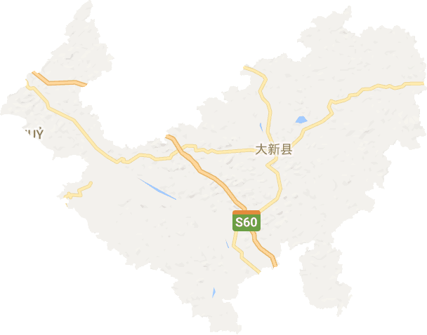 大新县电子地图