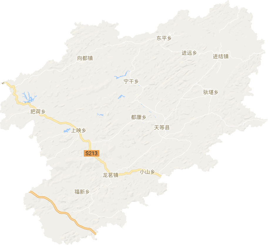 天等县电子地图