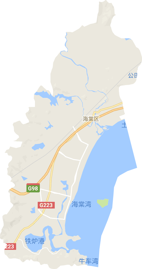 海棠区电子地图