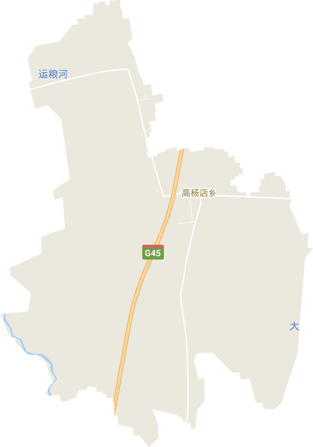 高杨店镇电子地图