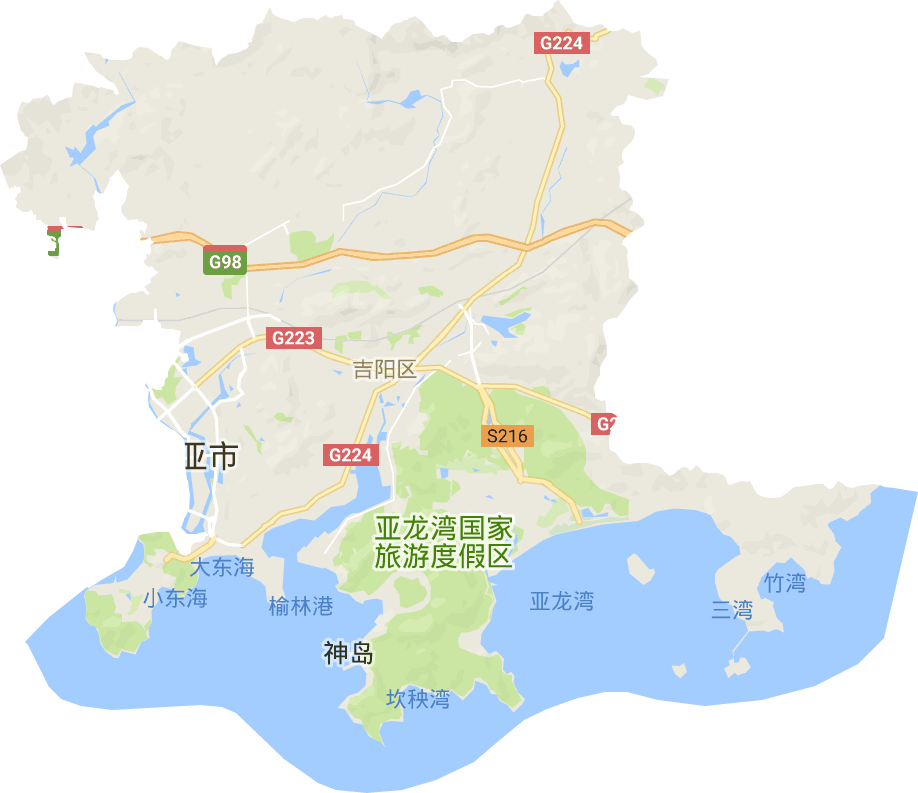 吉阳区电子地图