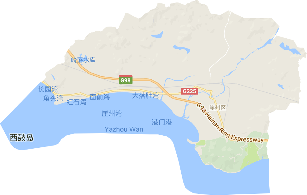 崖州区电子地图