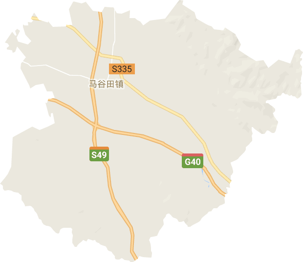 马谷田镇电子地图