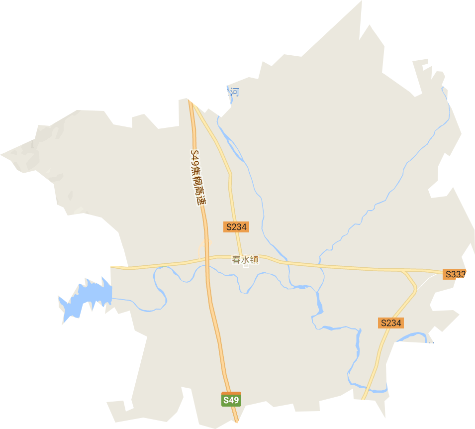春水镇电子地图