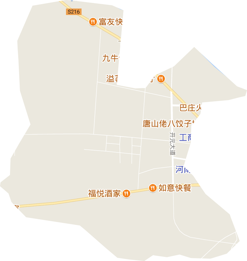 月亮湾街道电子地图