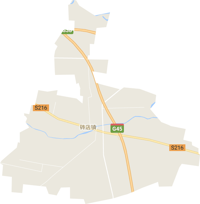 砖店镇电子地图