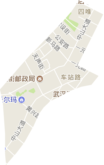 车站街办事处电子地图