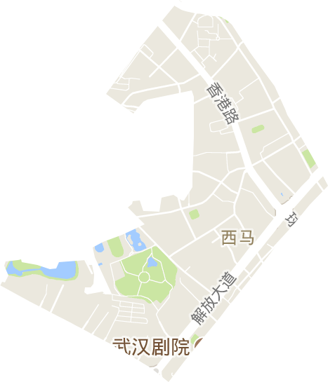 西马街办事处电子地图
