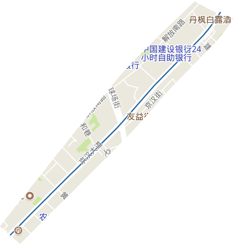 球场街办事处电子地图