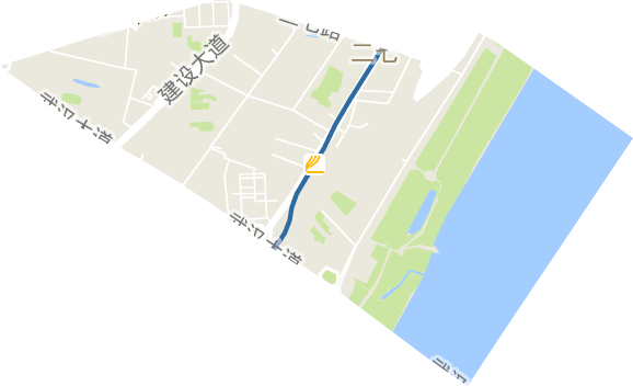 二七街办事处电子地图