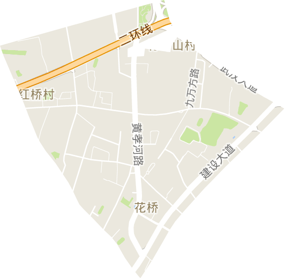 花桥街办事处电子地图