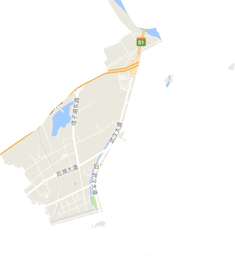 塔子湖街办事处电子地图