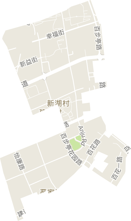百步亭花园电子地图