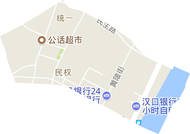 民权街办事处电子地图