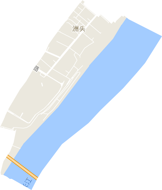 洲头街办事处电子地图