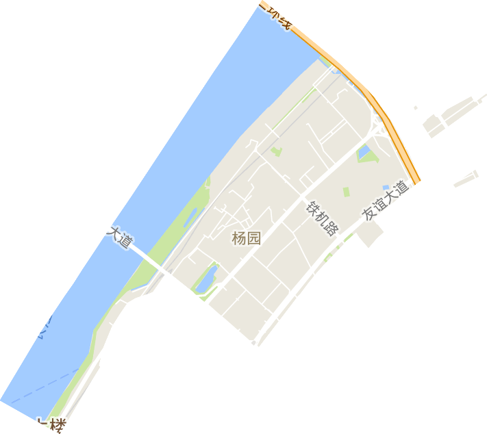 杨园街办事处电子地图