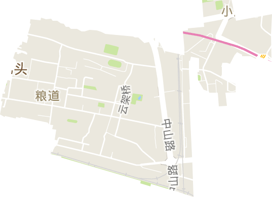 粮道街办事处电子地图