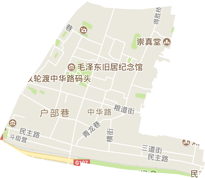 中华路街办事处电子地图