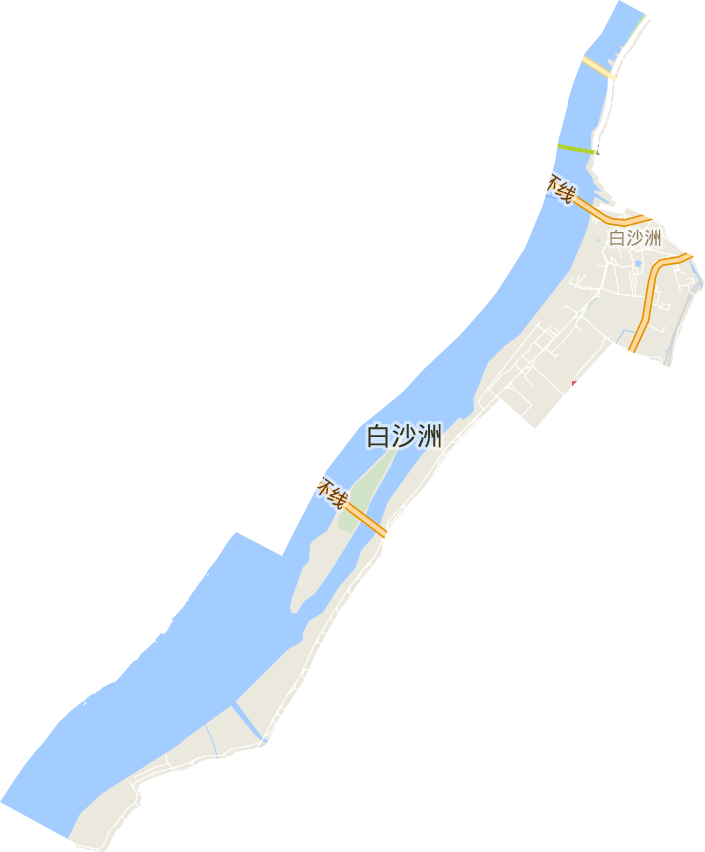 白沙洲街办事处电子地图
