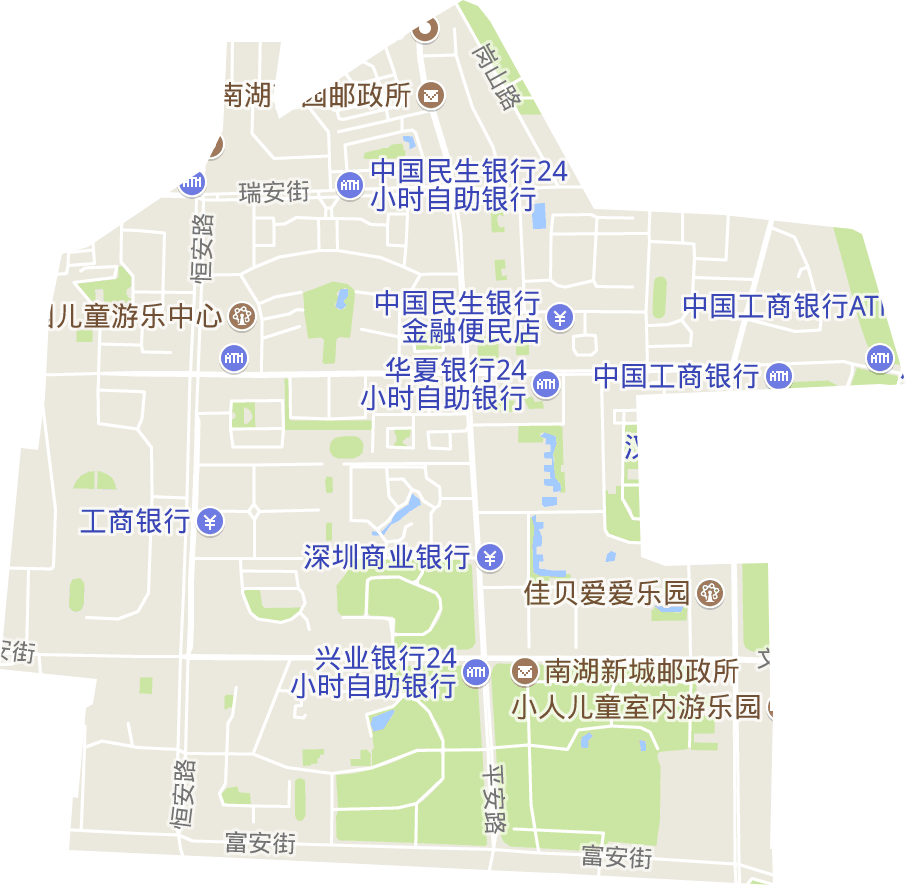 南湖街办事处电子地图